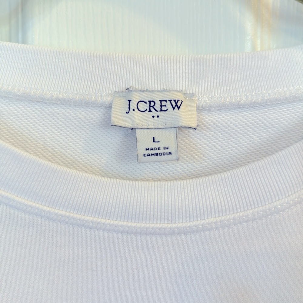 J Crew Bonjour Sweatshirt - Large - Picture 3 of 4